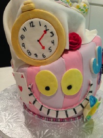 Alice in Wonderland Bridal Shower Cake Alice in Wonderland Bridal Shower Cake